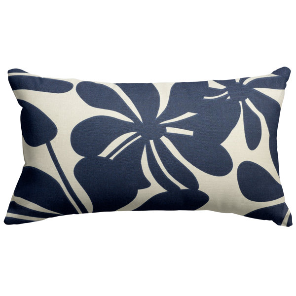 Rosecliff Heights Jerilyn Floral Indoor/Outdoor Reversible Throw Pillow